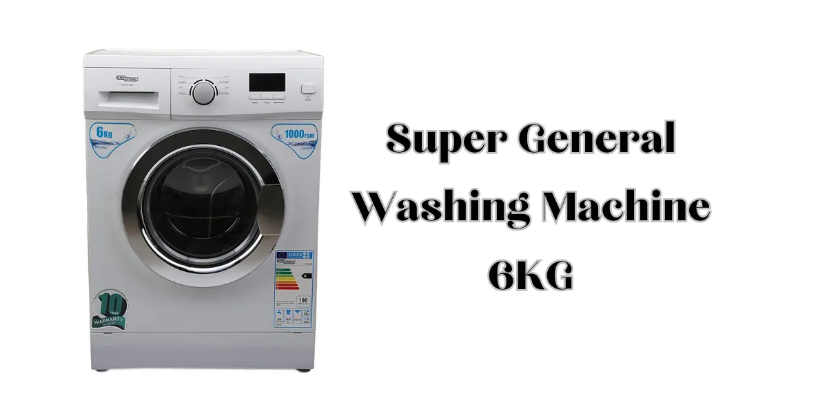 Super General Washing Machine 6KG