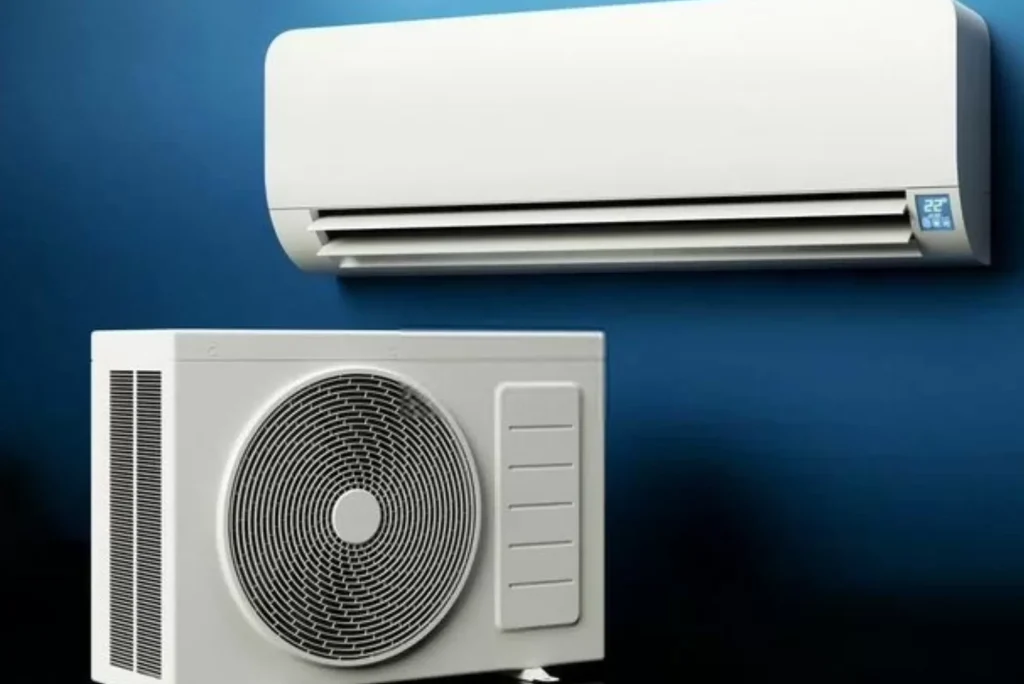 How does an AC remove heat from a room